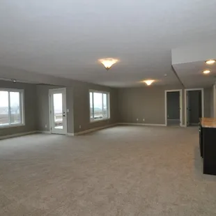 open living room and kitchen
