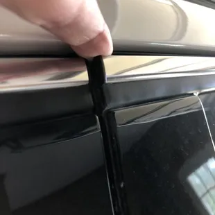 Where my new car doors don't shut properly even after being "serviced"  Sounds like the door is open when driving. Gotta love that service!