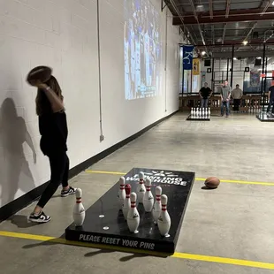 Bowling + Football = FUN!