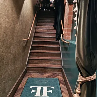 Entrance   Restaurant is upstairs