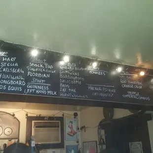 Beer on tap