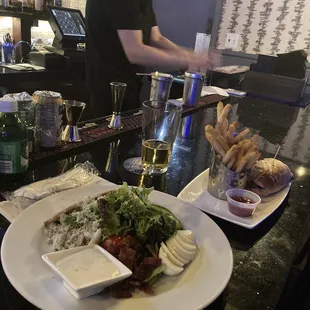 a man preparing a meal