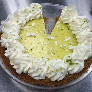 Key lime pie, absolutely delicious.