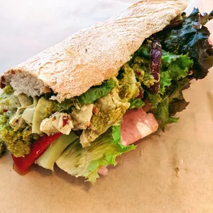 N.O. New Orleans- Ham, olive tapenade, cheese, artichokes