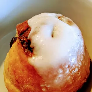 Vegan cinnamon rolls made Fridays or to order.