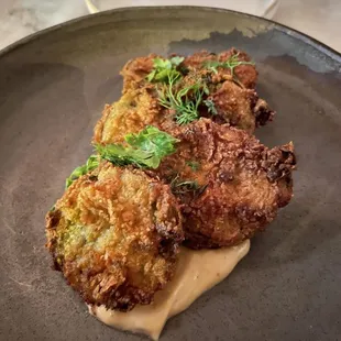 Fried green tomatoes