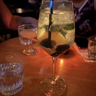 Gin and tonic