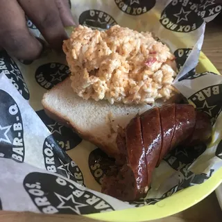 Jalapeno Cheddar Sausage and Pimento Cheese