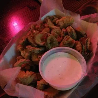 Half Fried Pickles & Half Fried Jalapeno Chips