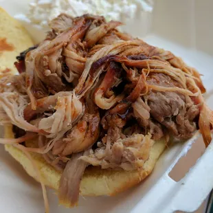 Smoked Pork Sandwich. $11.50. Slow-smoked pulled pork on a bakery fresh bun.