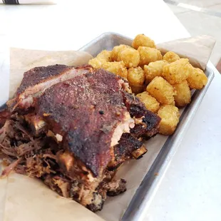 Rib Combo with Brisket