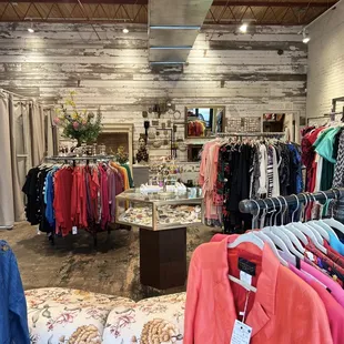 Interior view of shop  
getting ready for fall