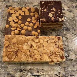 Scotcharoo, Peanut Butter Twix Bar, &amp; Almond Cake