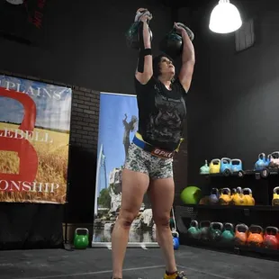 Great Plains Kettlebell Club Annual Competition. World records were set right here in Wichita.