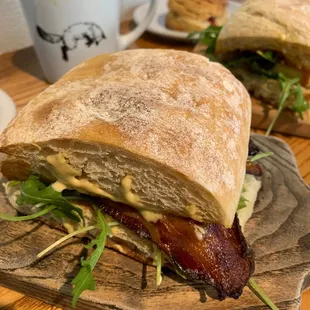 The famous Souffled Egg Sandwich