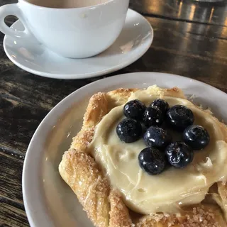 Seasonal Fruit Honey Cream Danish