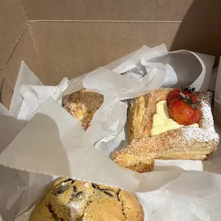 a box of pastries