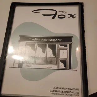 Cute menu