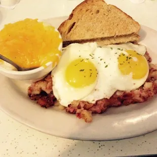 Corned Beef Hash and Eggs