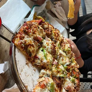 Meat lovers, and the special of the day!