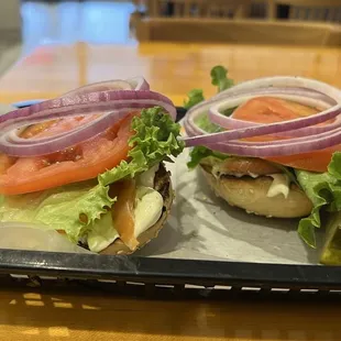 Lox and bagels.