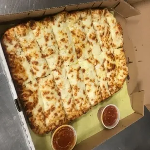 Breadstick with cheese