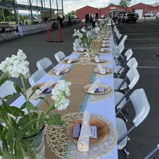 outside, sushi and sashimi