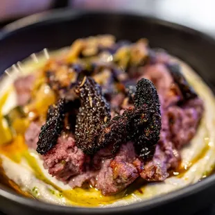 Polenta &amp; Morels ($20)