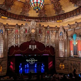 Inside the theater - the stage!