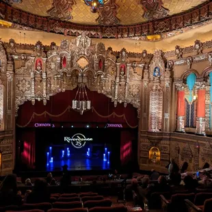 Inside the theater and the stage again