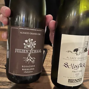 Third course wines