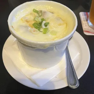 French onion soup. One of the best I&apos;ve ever had.