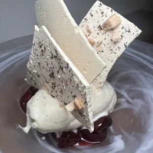 dessert, food