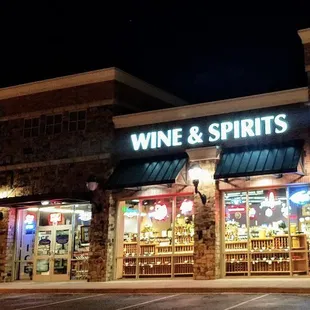 the front of the store