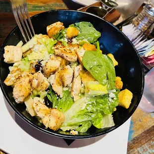 Chicken apple walnut salad