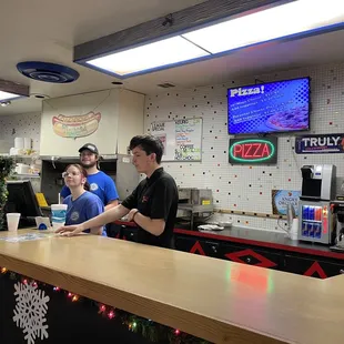 Friendly Snack Bar Staff