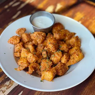 Spicy parmesan chicken bites