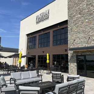 New location! Awesome patio.