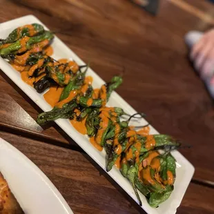 Shishito peppers