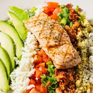 Cobb Salad with Salmon