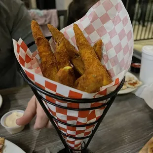 a basket of fries