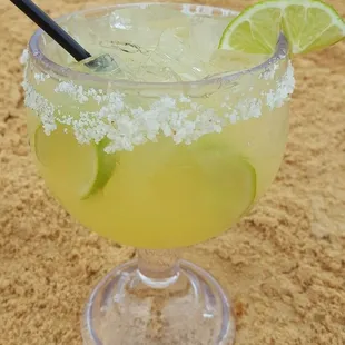 Try our new Real Rita and hang out at the beach volleyball court!