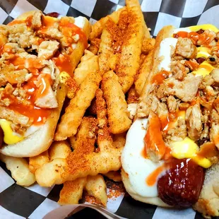 Buffalo Chicken Dogs
