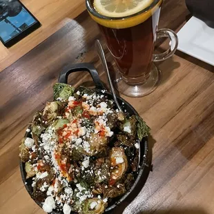 Brussel Sprouts, black tea