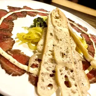 Teen boy 2 pick beef carpaccio