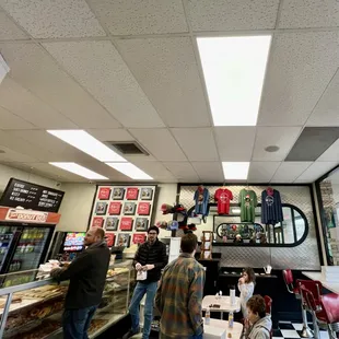 Inside the restaurant