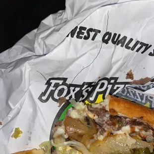 Pulled hair out of food