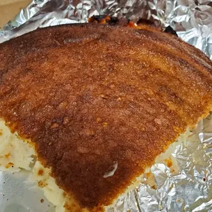 A "lightly baked" wedgie sandwich looks and taste burnt to me...