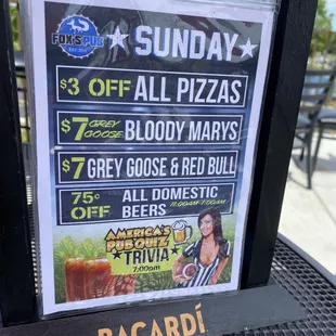 a sign for a pizza restaurant