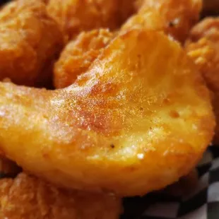 The Frys are cooked to order and good.